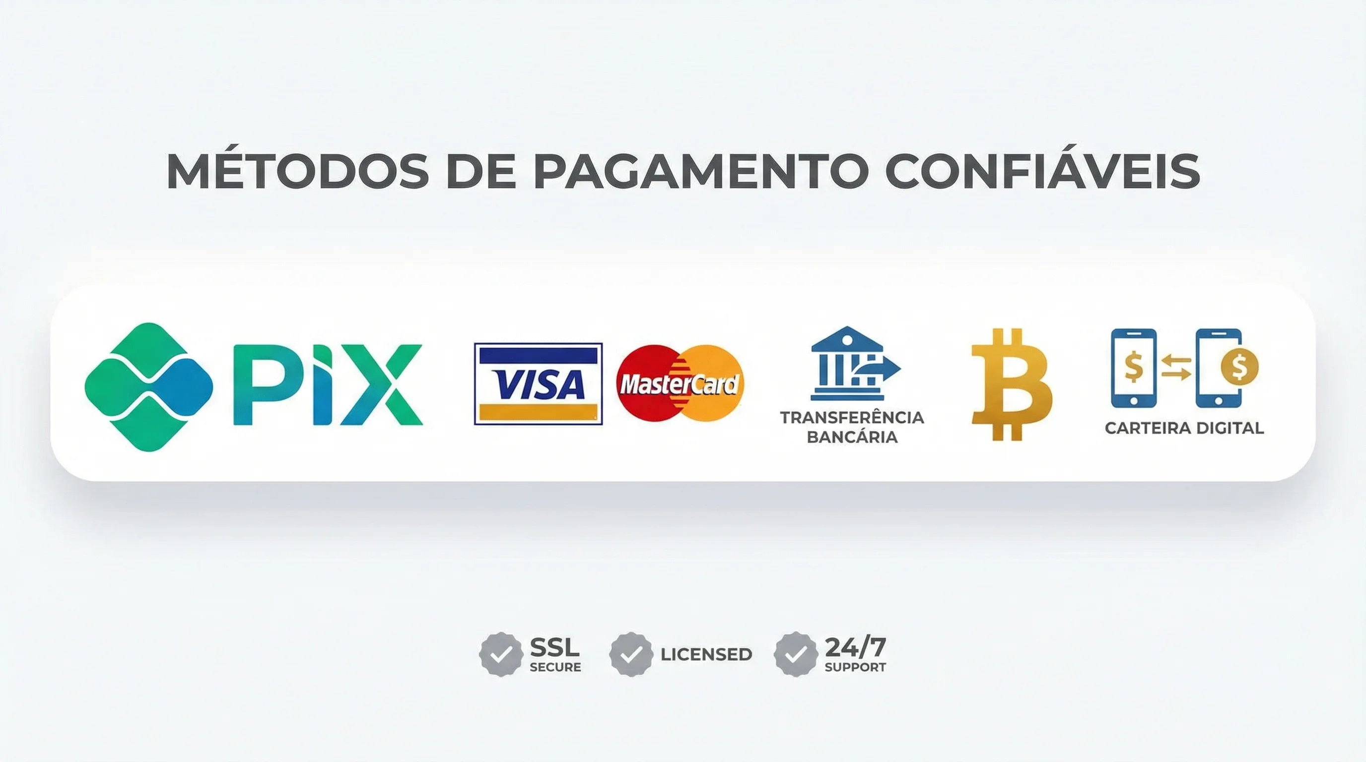 Métodos de Pagamento Aceitos no bulls bet